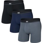 Saxx Underwear Essential Cotton Brief Fly 3er Pack Boxer Herren  Kurze Unterhose