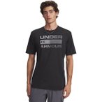 UNDER ARMOUR Herren Kurzarm TEAM ISSUE WORDMARK SS, Größe L in Schwarz