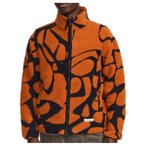 Revolution - Printed Teddy Jacket 7025 - Fleecejacke Gr L braun