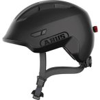ABUS Kinder-Freizeithelm "Smiley 3.0 Ace LED" schwarz, Größe 45-50 cm in Schwa