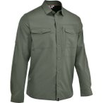 MAUL Herren Hemd Andaluz UV50 - 1/1 Hemd uni, e, Größe 56 in Grau