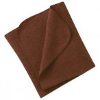 Engel - Baby-Decke mit Muschelkante - Decke Gr 80 x 100 cm  Braun