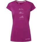 VAUDE Damen Shirt Wo Tekoa Wool T-Shirt, Größe 44 in Lila