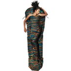 COCOON Silk MummyLiner - Seiden-Schlafsack african night