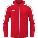JAKO Kinder Kapuzensweat Kapuzenjacke Power, Größe 152 in Rot