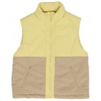 Mazine - Women's Fabric Blocking Vest - Fleeceweste Gr XS beige