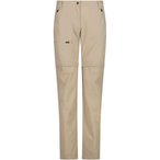 CMP Zip Off Hose Damen  Zip-Hosen beige Größe 3XL Trekking  Elastisch