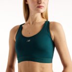 New Balance Essential Run Damen Sport-BH ( Dunkelgrün S/DE Größe,)