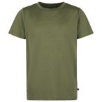 Heber Peak - Kid's MerinoMix150 PineconeHe. II T-Shirt - Merinoshirt Gr 92 oliv