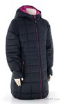 CMP Kid Coat Fix Hood Kinder Mantel-Schwarz-140