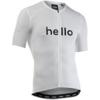 Northwave Herren Blade Hello Goodbye Trikot (Größe XL, weiss)
