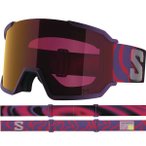 SALOMON Herren Skibrillen He/Uni GOGGLES S/VIEW 3 SIGMA PANSY/Poppy Red, Größe