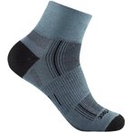 Wrightsock Stride Quarter   Fahrradsocken grau Größe 45.5  Camping  Hautfreund