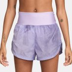NIKE Damen Shorts Trail Repel Mid-Rise 3" Brief-Lined Running, Größe L in Lila