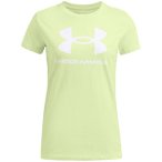 UNDER ARMOUR Damen Kurzarm Live Sportstyle Graphic SSC, Größe XS in Braun