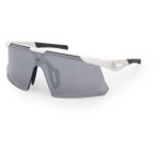 adidas eyewear - SP0107 Mirror Cat: 3 - Fahrradbrille grau/weiß