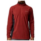 Columbia - Klamath Range II Half Zip - Fleecepullover Gr M rot