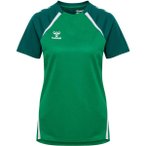 HUMMEL Damen Shirt hmlLEAD 2.0 JERSEY S/S WOMAN, Größe XS in Grün