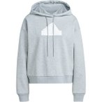 ADIDAS Damen Kapuzensweat W FI BOS HOODIE, Größe XS in Grau