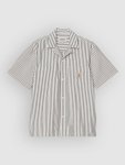 Carhartt WIP Leavel Hemd leavel stripe /  black / wax Gr. S