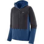 Patagonia R1 Hybrid  Anorak Herren  Fleecejacke blau Größe XL Trekking  Windab