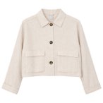 Mazine - Women's Short Linen Jacket - Freizeitjacke Gr XS beige
