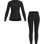LÖFFLER Damen SET LANG TRANSTEX® WARM, Größe 44 in Schwarz