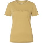 Super.Natural Bergzeit Lines  Damen  T-Shirts beige Größe S Trekking  Hautfreu