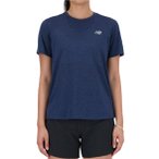 New Balance Athletics Damen Laufshirt ( Dunkelblau L Größe,)