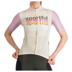 Sportful - Women's Supergiara Logo 2 Jersey - Radtrikot Gr M beige