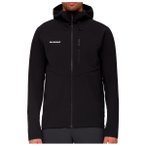 Mammut - Ultimate Comfort Softshell Hooded Jacket - Softshelljacke Gr L schwarz