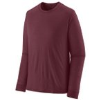 Patagonia - L/S Cap Cool Merino Shirt - Merinoshirt Gr XS rot