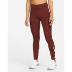 NIKE Damen Tights Dri-FIT Swoosh Run, Größe XS in Braun
