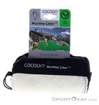 Cocoon Mummy Liner Baumwoll Schlafsack-Weiss-One Size