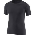 LÖFFLER Herren Unterhemd M SHIRT S/S MERINO LIGHT, Größe 56 in Schwarz