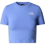 The North Face Crop  Damen  T-Shirts blau Größe L Lifestyle Atmungsaktiv