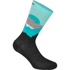 LaMunt Martha Illustration  Damen  Wandersocken tuerkis Größe 39  Trekking  Ha