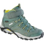 Meindl Lucca Mid GTX  Kinder  Wanderschuhe gruen Größe 34 Trekking Wasserdicht