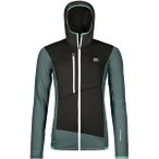 ORTOVOX Damen Unterjacke FLEECE GRID HOODY W, Größe M in Blau