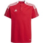 ADIDAS Kinder Tiro 21 Poloshirt, Größe 116 in Rot