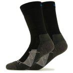 Stoic - Merino Trekking Crew Socks - Wandersocken 36-38 schwarz