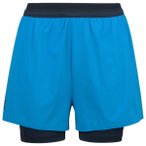 On - Women's 3 Performance 2/1 Shorts - Laufshorts Gr XS blau