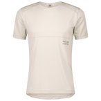 Scott - Tee Endurance Tech S/S - Laufshirt Gr L weiß/beige