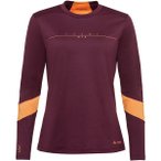VAUDE Damen Sweatshirt Wo Qimsa LS Logo Shirt, Größe 36 in Rot