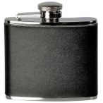 Basic Nature - Flachmann Eckig - Flachmann Gr 120 ml schwarz