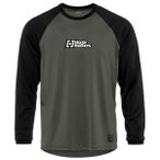Horsefeathers - Spike L/S Bike Jersey - Radtrikot Gr M grau