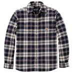 Carhartt - Flannel L/S Plaid Shirt - Hemd Gr M grau