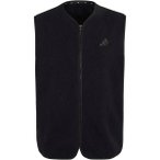 ADIDAS Herren Weste City Tech 3-Streifen Fleece-Weste, Größe XL in Schwarz