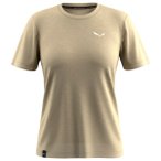 Salewa - Women's Eagle Minilogo Alpine Merino T-Shirt - Merinoshirt Gr 38 beige