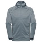 Mammut - Crag ML Hooded Jacket - Fleecejacke Gr M grau